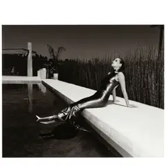 'Christy in The Hills' by Gilles Bensimon, 1995, Archival pigment print, sold Feb 2025