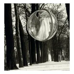 'Bubble in Trees, Paris Collections' (for 'Harper's Bazaar') by Melvin Sokolsky, 1963, Gelatin silver print, sold Feb 2025