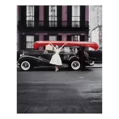 William Helburn, Red Canoe (Barbara Mullen, Gramercy Park), 1957, Archival pigment print