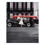 William Helburn, Red Canoe (Barbara Mullen, Gramercy Park), 1957, Archival pigment print