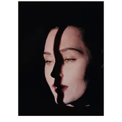 Erwin Blumenfeld, Line on Face, New York (from the portfolio 'Blumenfeld Color'), 1947-49, Dye-transfer print