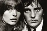 Terry O'Neill, Jean Shrimpton and Terence Stamp, London
