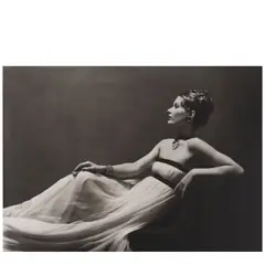 George Hoyningen-Huene, Lisa Fonssagrives, Evening Dress by Vionnet, Paris, 1938, Platinum palladium print