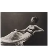 George Hoyningen-Huene, Lisa Fonssagrives, Evening Dress by Vionnet, Paris, 1938, Platinum palladium print