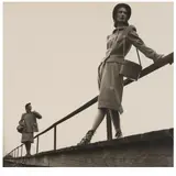 Ronny Jaques, Two Models (for 'Harper's Bazaar'), c. 1950, Gelatin silver print; signed and annotated in ink on the reverse