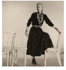 Louise Dahl-Wolfe, 'Millicent Rogers', c. 1948, Gelatin silver print; signed and titled in ink on the reverse