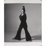 Bert Stern, Claudia Cardinale in knit pattes d'éléphant (for 'Vogue'), 1965, Gelatin silver print; the photographer's credit stamp on the reverse