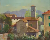 Karl Hofer, Muzzano (Tessin), 1936, Öl auf Leinwand