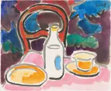 Karl Schmidt-Rottluff, Frühstücksstillleben