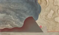 Victor Servranckx, Opus No. 8, 1928, Öl auf Leinwand auf Holz, auf Spanplatte aufgezogen