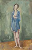 Tänzerin by Karl Hofer, Um 1927, Öl auf Leinwand, sold Jun 2022