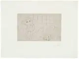 Jeune Femme et son chien by Henri Matisse, 1929, Etching on china paper mounted to Arches paper, sold May 2014