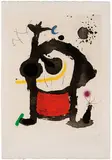 Joan Miró, Bethsabée, 1972, Etching and aquatint on Arches paper