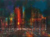 Untitled by Leonardo Nierman, 1965, Oil on Masonite, sold May 2014