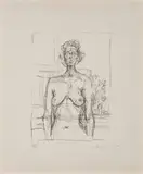 Alberto Giacometti, Nude with Flowers