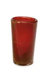 Carlo Scarpa, Vase, c. 1934-36, Red sommerso glass with gold leaf inclusions