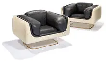 Steelcase, Lounge chairs (2), c. 1970, Steelcase