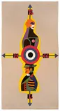 Richard Lindner, Betsy Ross Flag and Banner