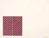 Tetuan III (For Meyer Schapiro portfolio) by Frank Stella, 1973, 3-color lithograph and screenprint on Arches 300 gram paper, sold May 2014