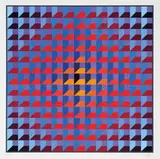 Jean-Pierre Yvaral, Untitled, Color silkscreen on paper