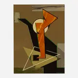Frederick Kann, Untitled, 1931, mixed media collage and watercolor