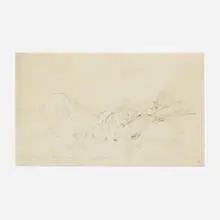 William Sidney Mount, Sketch of the Artist's Mother, 1841, graphite on paper