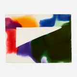 Phenomena Uranus Conjunction by Paul Jenkins, 1983, watercolor on paper, sold May 2022