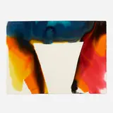Phenomena Tibetan Drum by Paul Jenkins, 1983, watercolor on paper, sold May 2022