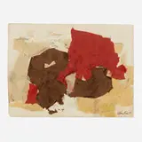 Esteban Vicente, Untitled (Black, Yellow, Red, Gray)