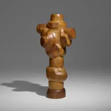 Peter Krasnow, Untitled, c. 1965, carved wood