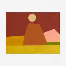 Etel Adnan, Untitled, 2014, oil on canvas