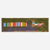 Betty Parsons, Moveable Fence, 1979, oil on canvas