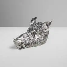 Boar's head tureen by Buccellati, sold Apr 2025