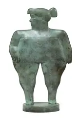 called Kobe Jacques Saelens, Untitled, 1950-2014) 'BABYDOLL' Bronze with green patina