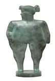 called Kobe Jacques Saelens, Untitled, 1950-2014) 'BABYDOLL' Bronze with green patina