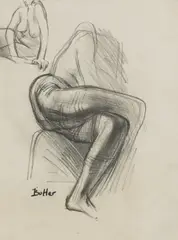 James Butler, Untitled, pencil 43 x 30.5cm