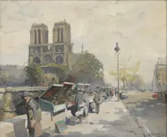 Untitled by Constantine Kluge, oil on canvas 54 x 65cm ., sold Jun 2020