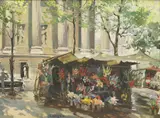 Constantine Kluge, Untitled, oil on canvas 55 x 74cm .