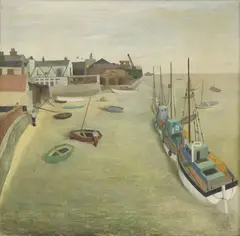 Don Linton, Untitled, oil on board 92 x 92cm .