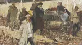 Igor Pawlowitsch Ruban, Untitled, oil on canvas 83 x 149cm