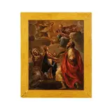 Giacomo Cavedone, Scena religiosa, oil on copper