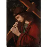Marco Palmezzano, Cristo portacroce, oil on panel
