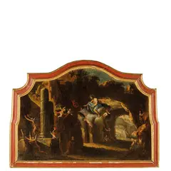 Clemente Spera, TOMMASO FORMENTI (attr.a) / Tentazioni di Sant'Antonio, oil on canvas