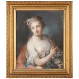 Ritratto di dama by Rosalba Carriera, pastel on paper, offered Mar 2022