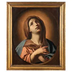 Maria Vergine orante by Francesco Stringa, oil on canvas, offered Mar 2022