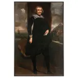 Luciano Borzone, Ritratto del poeta Bernardo Morando, oil on canvas