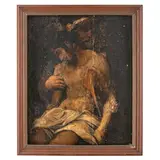 Giovanni Antonio Lappoli, Gesù sorretto da Nicodemo, oil on panel