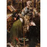 Vincenzo Irolli, Napoli, 1860 ; 1942 / Domine non sum dignus / Firmato V Irolli in basso a destra, oil on canvas