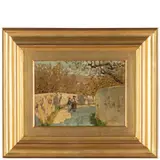 Telemaco Signorini, Firenze, 1835 ; 1901 / Stradina a Pietramala / Firmato T Signorini in basso a destra, oil on canvas