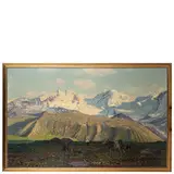 Affori, 1880 ; Milano, 1960 / Monte Rosa / Firma CC Tagliabue, titolo e data 1939 in basso a destra by Carlo Costantino Tagliabue, oil on canvas, offered Mar 2022